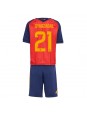 Spanien Mikel Oyarzabal #21 Heimtrikotsatz für Kinder WM 2026 Kurzarm (+ Kurze Hosen) Spanien Mikel Oyarzabal #21 Heimtrikotsatz für Kinder WM 2026 Kurzarm (+ Kurze Hosen)